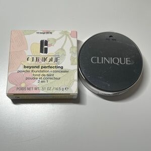 BNIB RARE Clinique Beyond Perfecting Powder Foundation+Concealer 15 Beige 14.5g